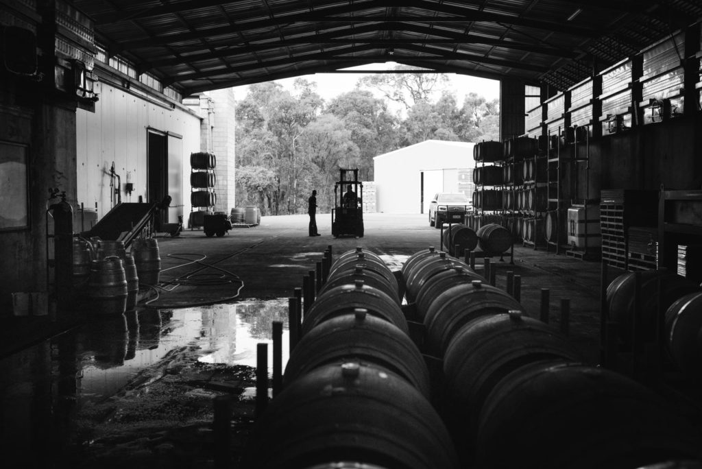 Forester Estate Winery Warehouse