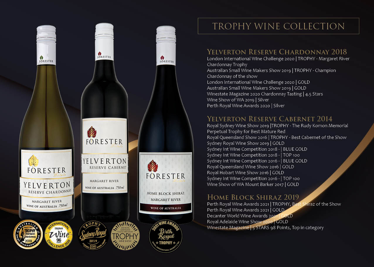 Trophy wine collection